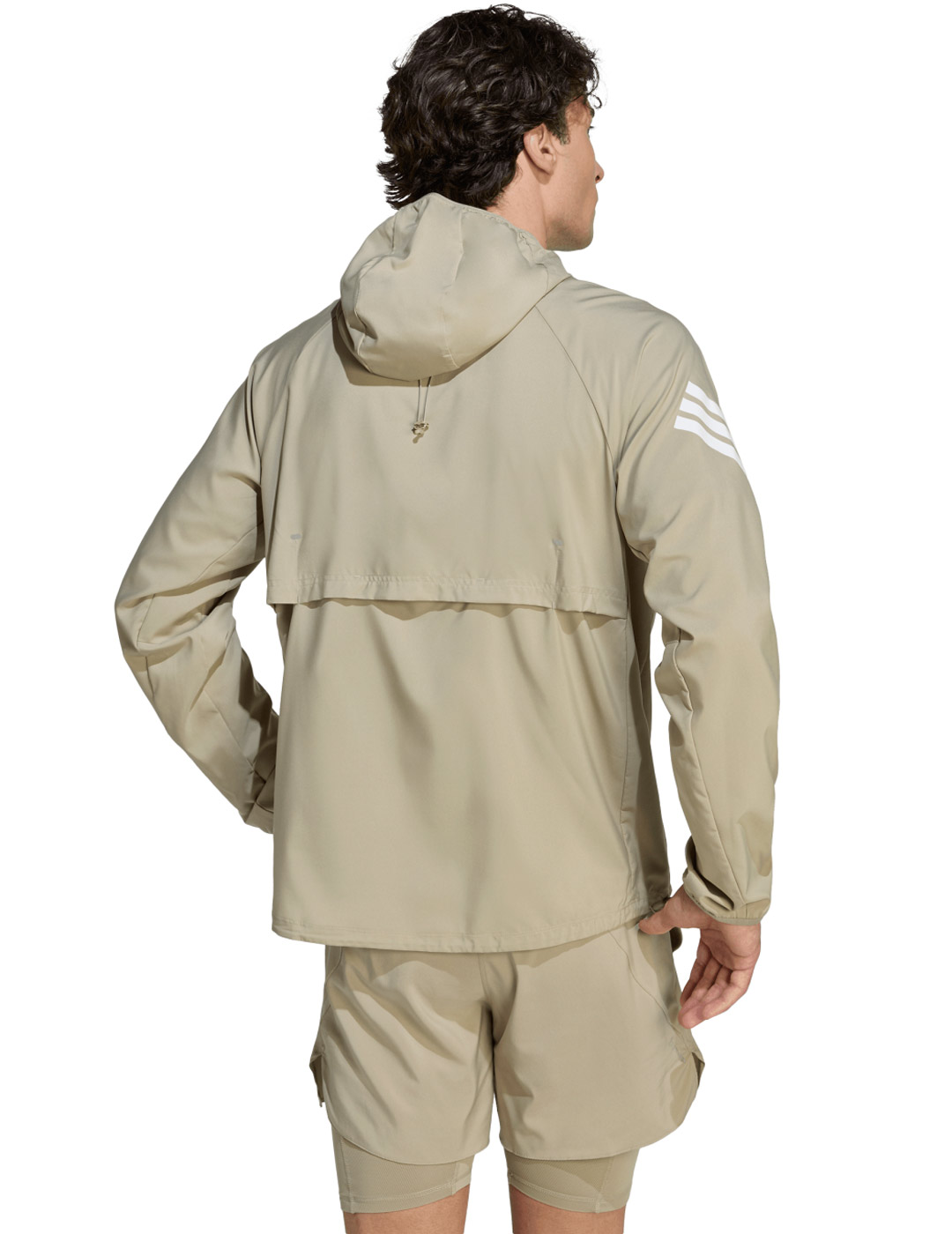 chaqueta paravientos adidas  ADI365 3S JKT, beige