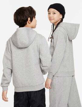 sudadera de capucha junior  SPORTSWEAR CLUB FLEECE, gris