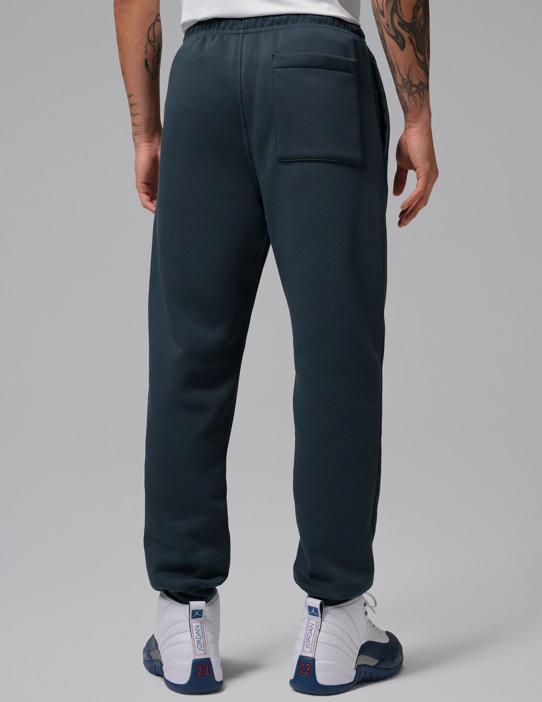 pantalón hombre con puño JORDAN BROOKLYN FLEECE, azul