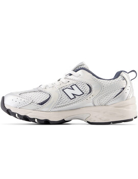 new balance 530 KIDS BUNGEE LACE, blanco/plata
