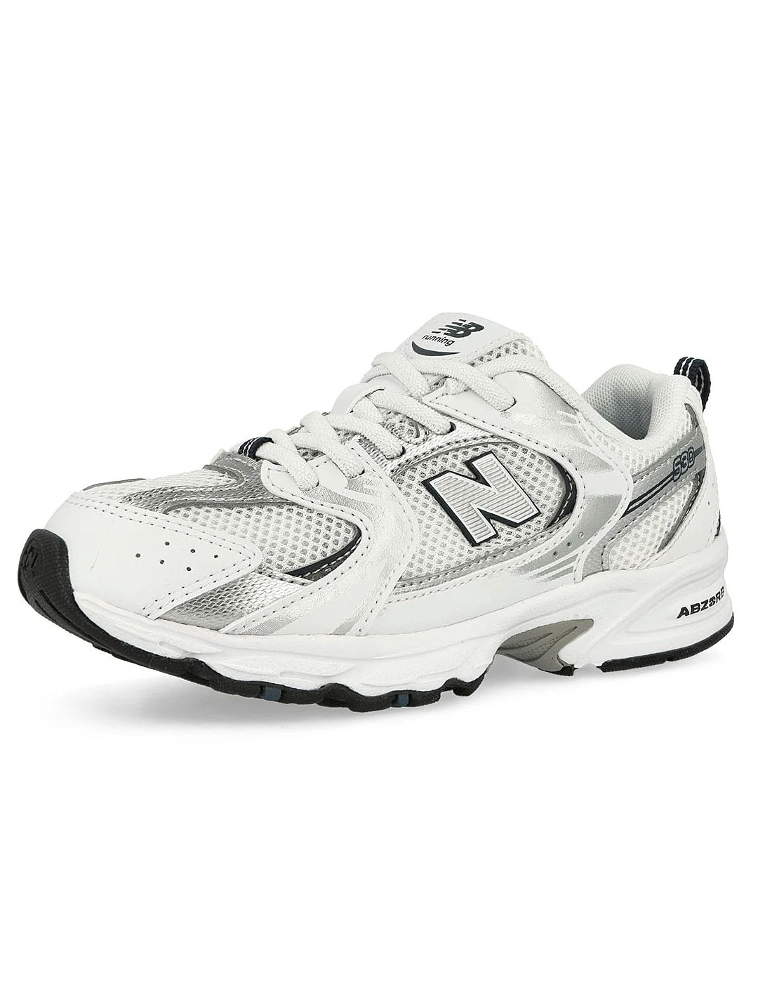 new balance 530 KIDS BUNGEE LACE, blanco