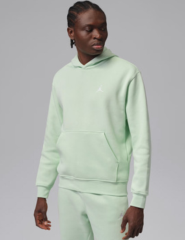 sudadera con capucha hombre JORDAN BROOKLYN , verde jade