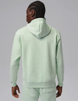 sudadera con capucha hombre JORDAN BROOKLYN , verde jade
