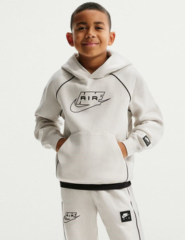 sudadera de capucha junior NIKE AIR BIG KIDS' blanco/roto