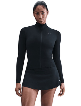 chaqueta ajustada mujer NIKE ONE FITTED  DRI-FIT, negro