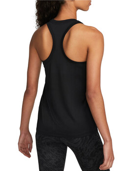 camiseta asas mujer nike  DRI-FIT  RACERBACK, negro