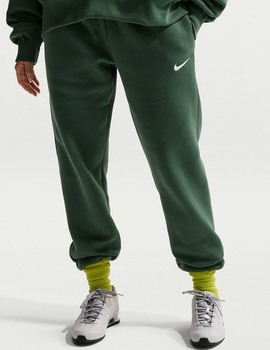 pantalón chandal nike mujer con puño, verde