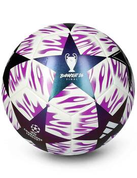 balón de fútbol adidas champions blanco/malva