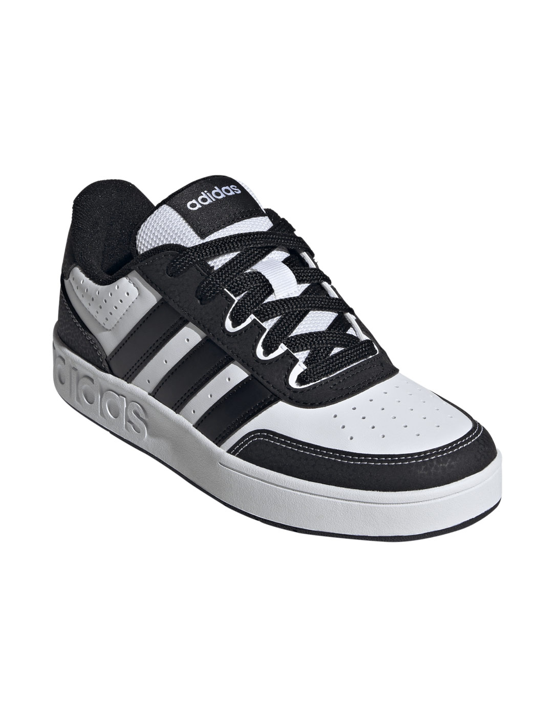 zapatilla adidas junior BREAKBASE , blanco/negro