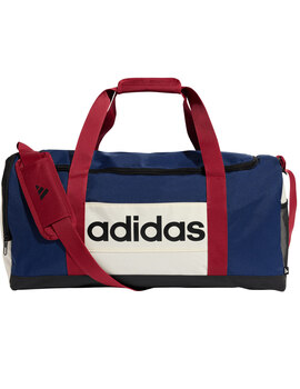 bolsa de deporte adidas LINEAR DUF M , marino/blanco