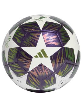 balón de fútbol adidas champions club, morado blanco