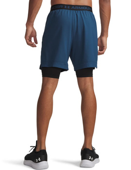 short hombre under armour con malla interior VANISH 2IN1, azul