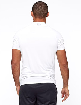 camiseta hombre manga corta under armour blanca