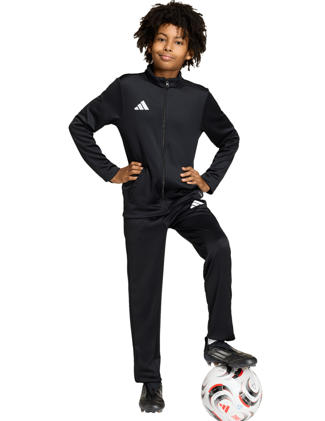 pantalón chandal adidas junior ENT26 , negro