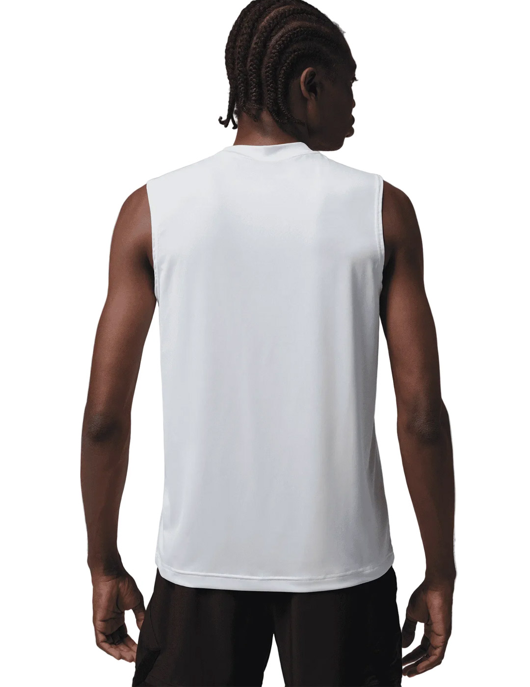 camiseta sin manga JORDAN SPORT, blanco