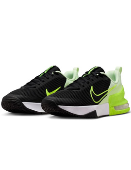 zapatilla nike  AIR MAX ALPHA TRAINER 6, negro/ verde fluor