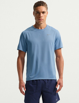 camiseta técnica manga corta nike  MILER , azul