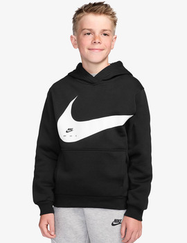 sudadera con capucha junior nike  SPORTSWEAR CLUB,negro