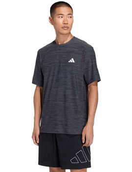 camiseta técnica adidas hombre menga corta, negro