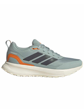 adidas RUNFALCON 5 TR mujer, repelente ala agua , gris/naranja