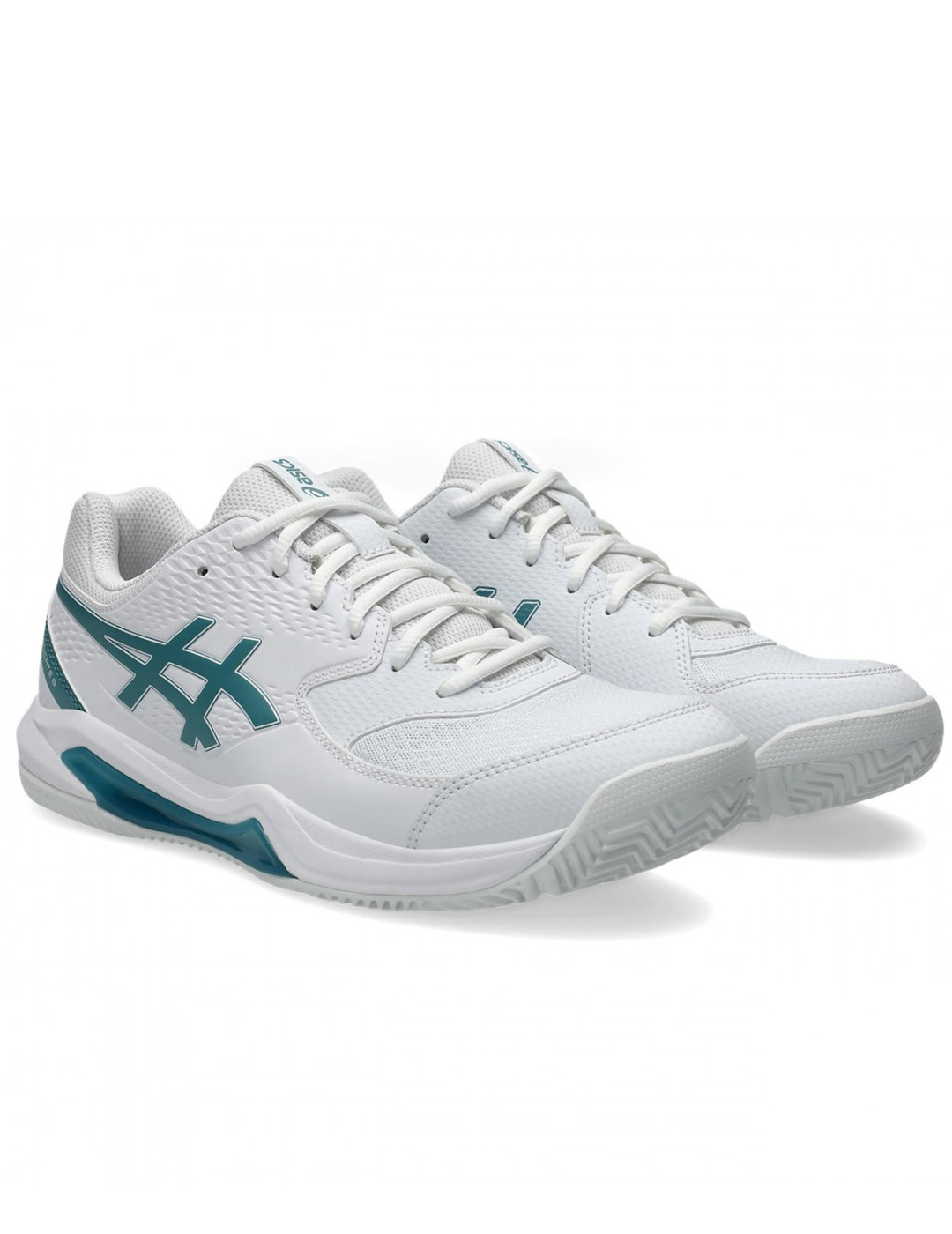 zapatilla padel asics GEL-DEDICATE 8, blanco/verde