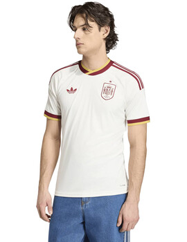 camiseta  2ª equipacion  Selección Esspañola de fútbol, blanco