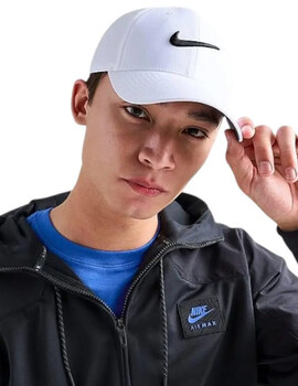 gorra nike  DRI-FIT CLUB STRUCTURED, blanco/negro