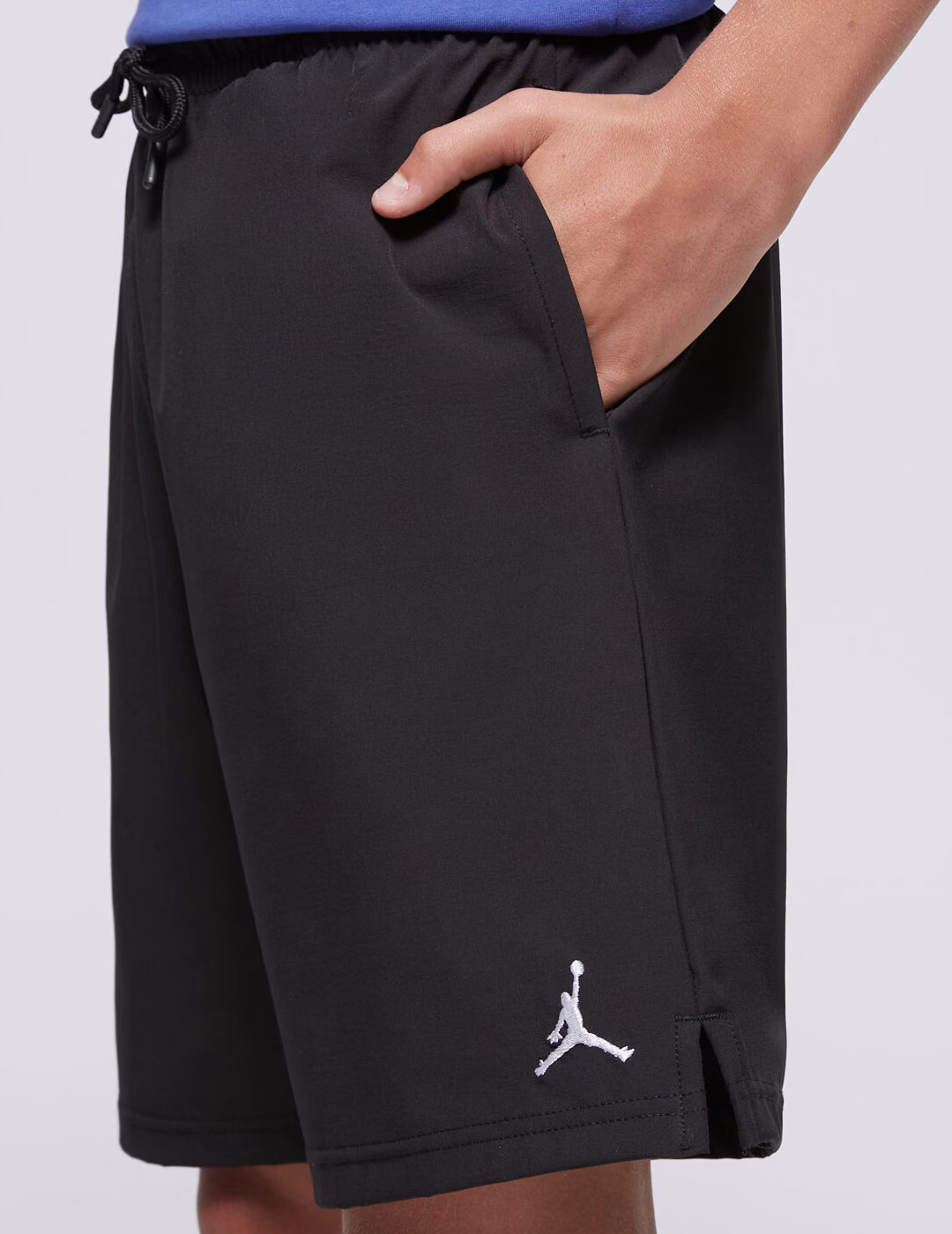short Jordan microfibra  junior  JUMPMAN , negro