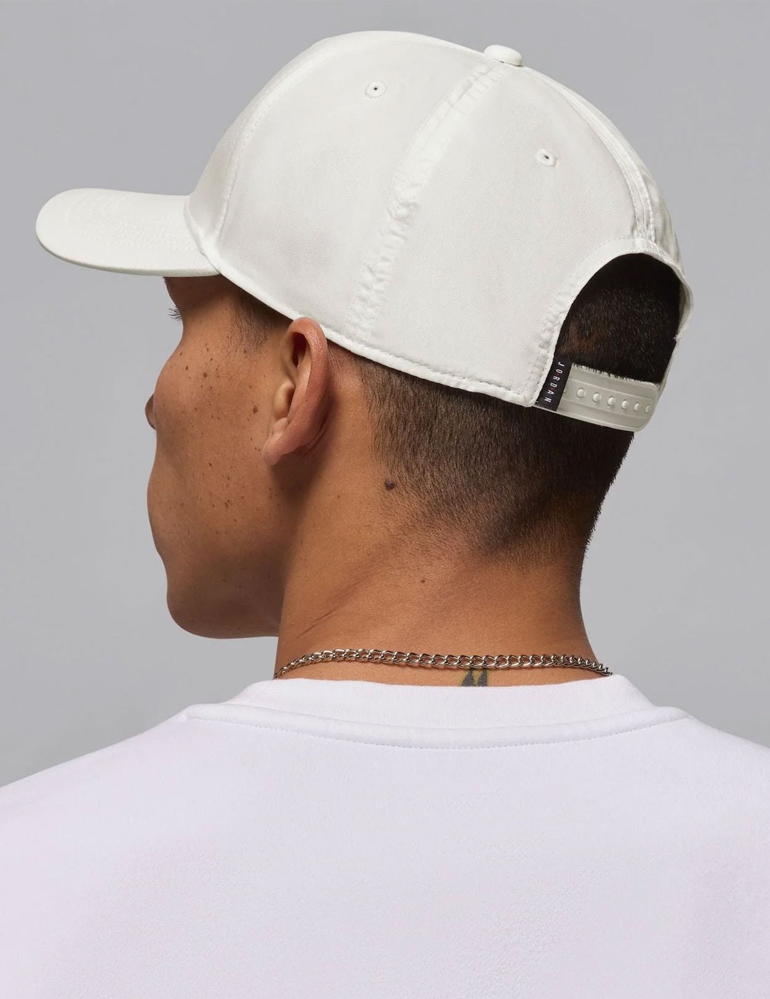gorra Jordan visera curva, blanco