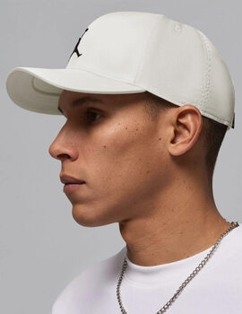 gorra Jordan visera curva, blanco