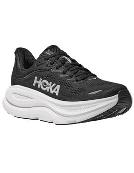 zapatilla running hombre Hoka BONDI 9, negro/blanco