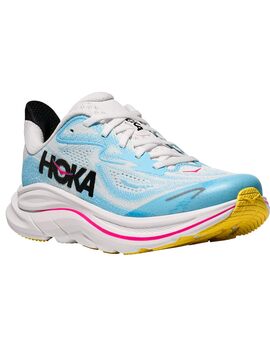 zapatilla running junior Hoka Clifton 10 , blanco/azul
