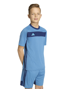 camiseta adidas junior manga corta Tiro, azul