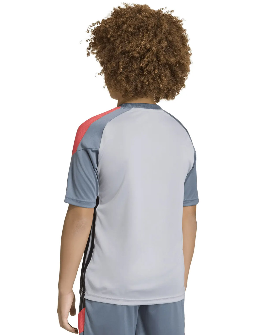camiseta técnica adidas junior, gris