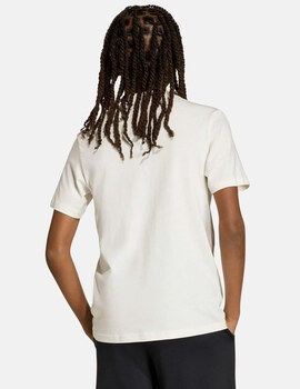 camiseta adidas manga corta junior STD, blanco roto