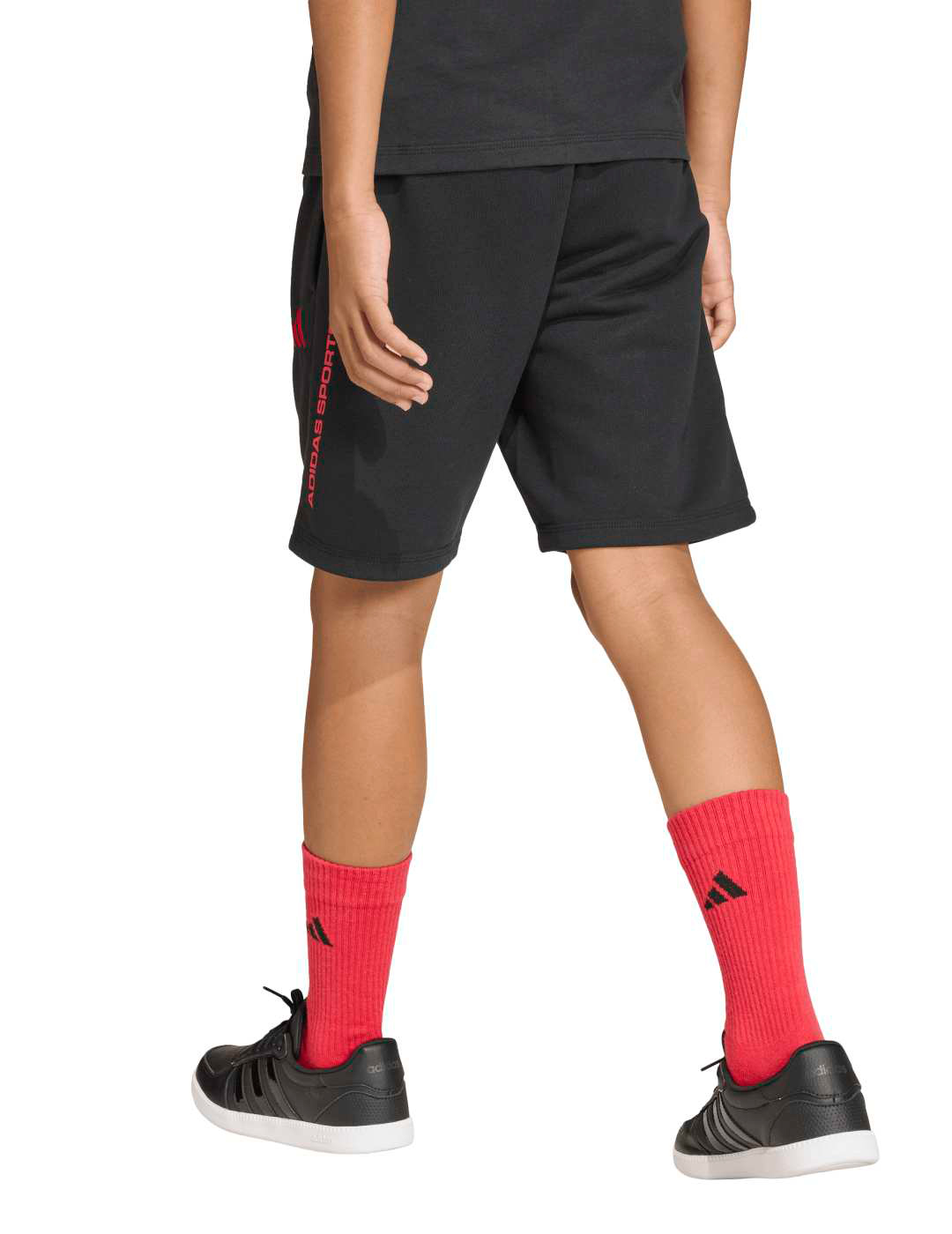 short adidas junior sportwear, negro