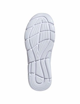 zapatilla adidas hombre cloudfoam flex, negro/blanco