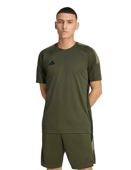 camiseta entreno adidas hombre Tiro, verde Kaki