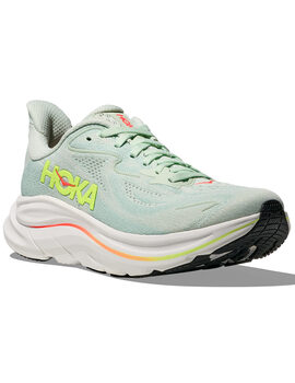 zapatilla running mujer Hoka CLIFTON 10, verde/neon
