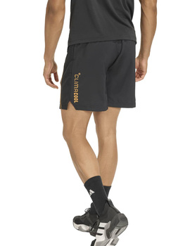 short trainning hombre adidas  TECH APP, negro/oro