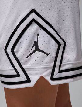 short Jordan junior  DIAMOND, blanco negro