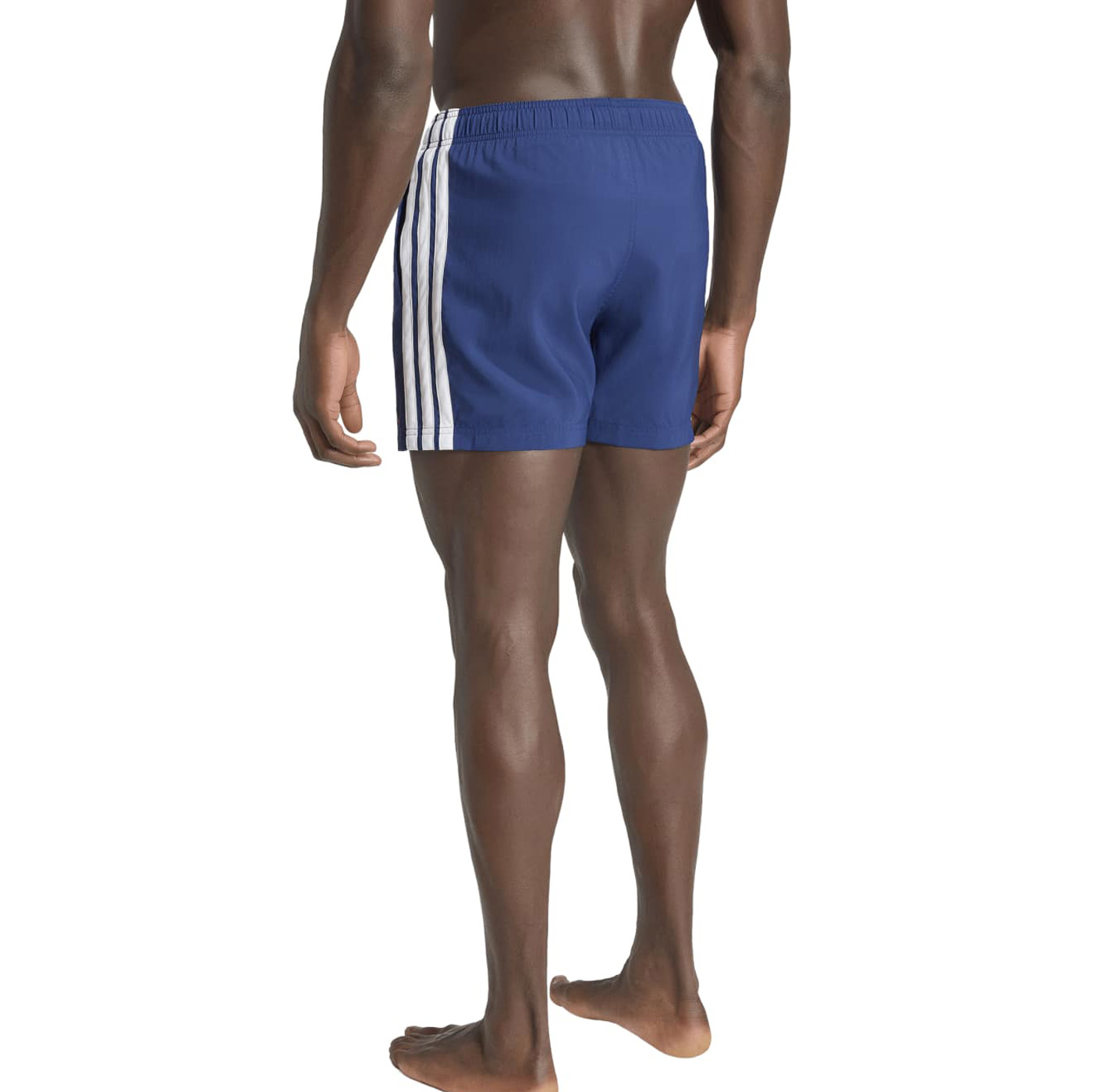 bañador adidas hombre 3 bandas, marino/blanco