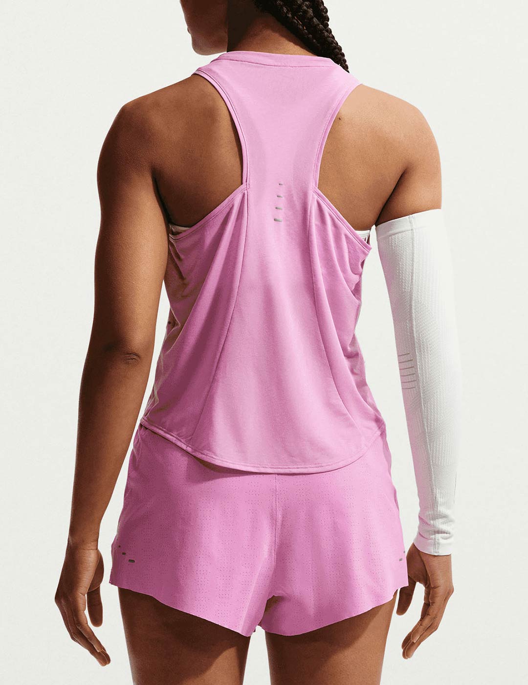 camiseta asas mujer nike  SWIFT  BREATHE RUNNING, magenta
