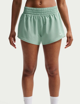short mujer nike  ONE DRI-FIT MID-RISE 3, verde