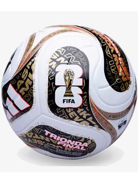 balón de fútbol trionda final mundial blanco/negro/oro