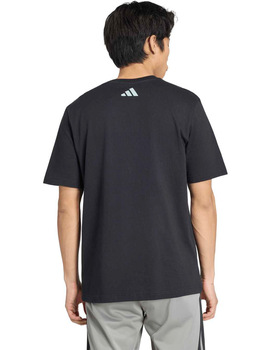 camiseta adidas manga corta hombre,  negra