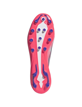 bota de fútbol adidas  F50 HYPERFAST LEAGUE AG, blanco/rosa