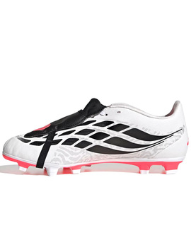 bota de fútbol adidas PREDATOR CLUB FT FG/MG, blanco/rojo/negro