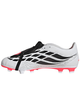 bota de fútbol adidas PREDATOR CLUB FT FG/MG, blanco/rojo/negro