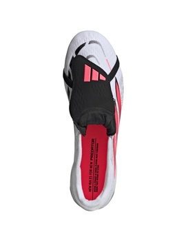 bota de fútbol adidas PREDATOR PRO FT AG, blanco/rojo/negro